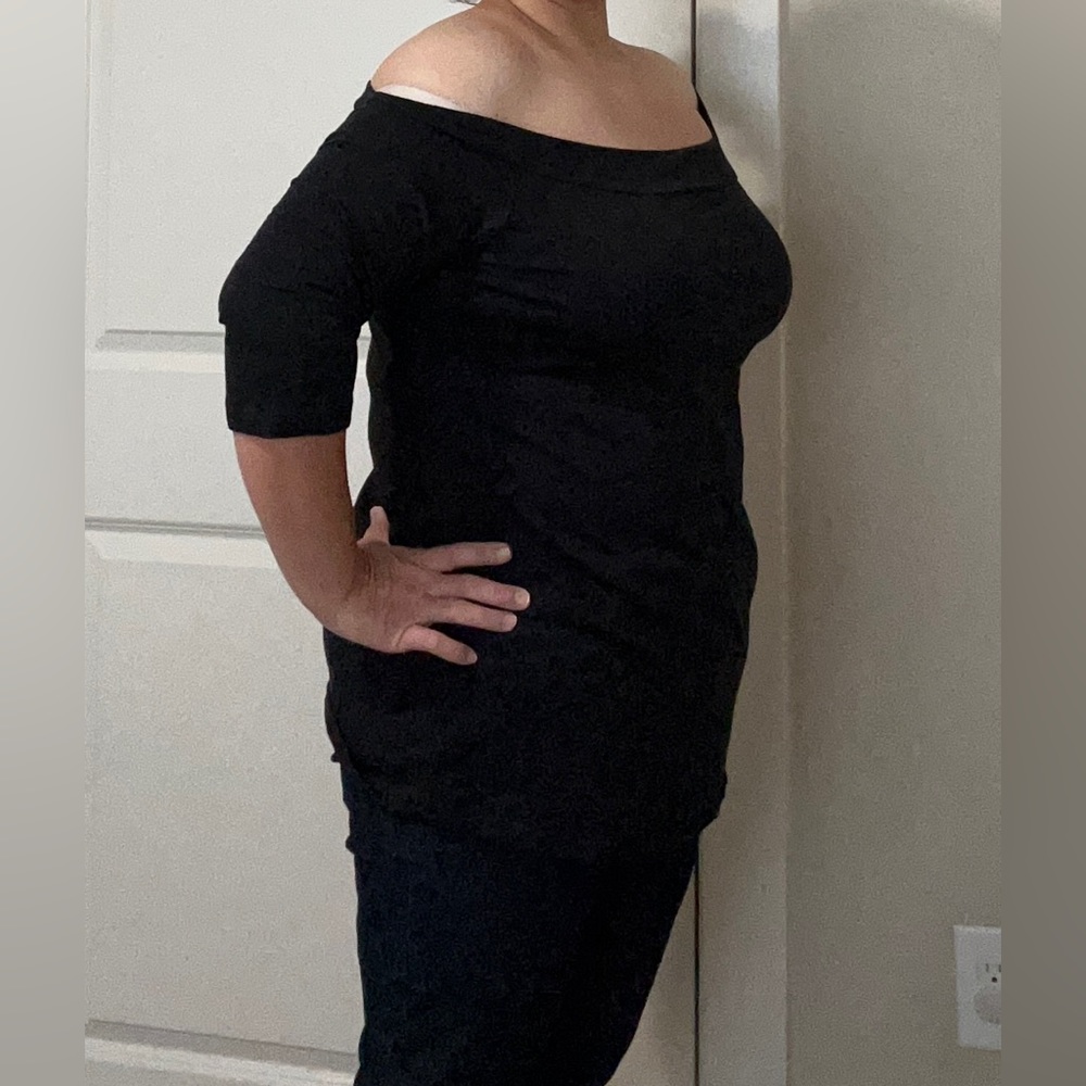 Alloy Off-Shoulder Knit Tunic XL